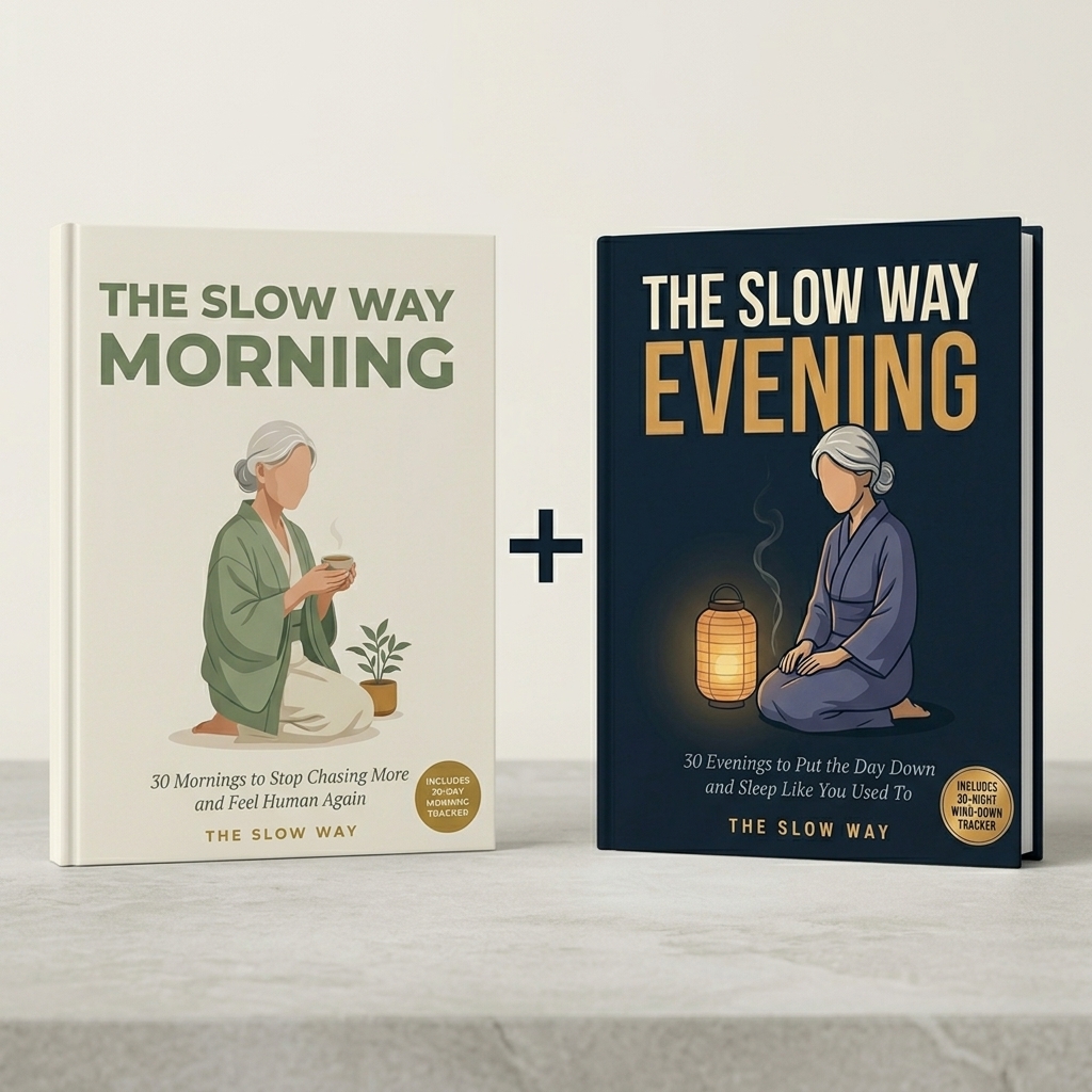 The Slow Way Morning and Evening — two books